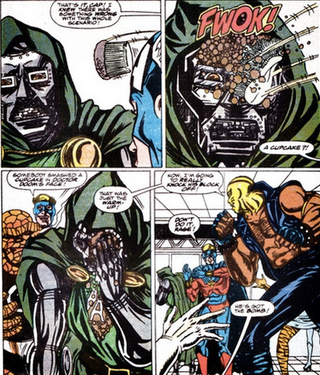 Illustration for article titled 10 Times Doctor Doom's Dignity Went Down The Toilet